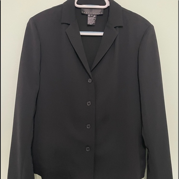 Vansi Fugel size small button up blazer light weight 100% polyester - Picture 2 of 9